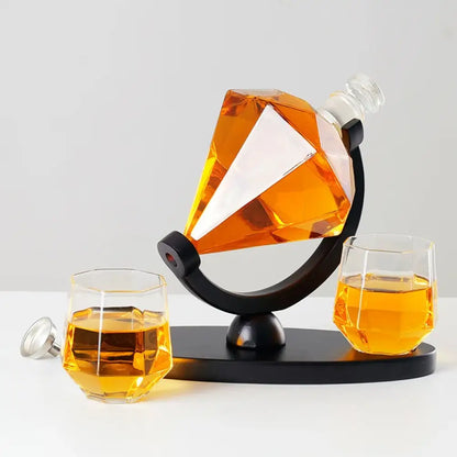 Diamond Elegance Decanter Set Cup + Decanter Kit