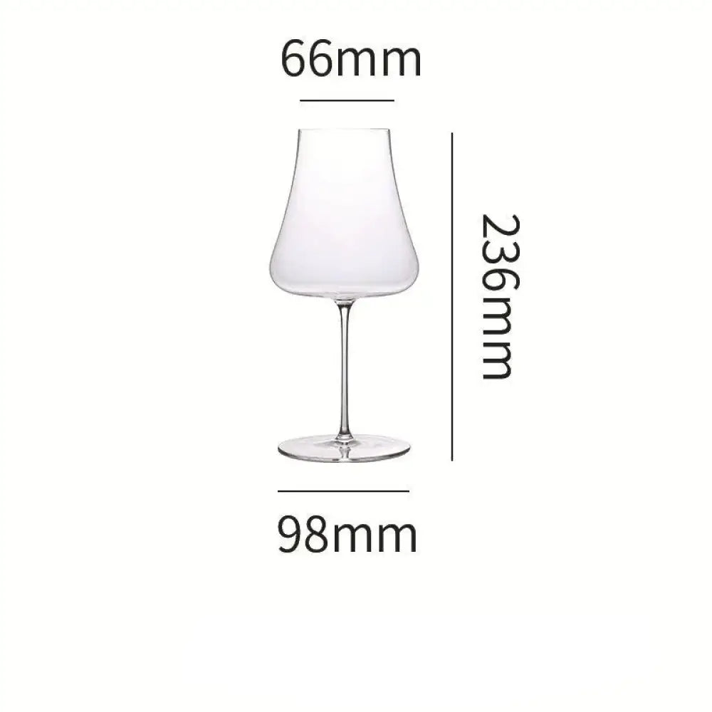 Modern Crystal Wine Goblet – Tall Stem 675ml 6 Piece Wine Glass Set 038