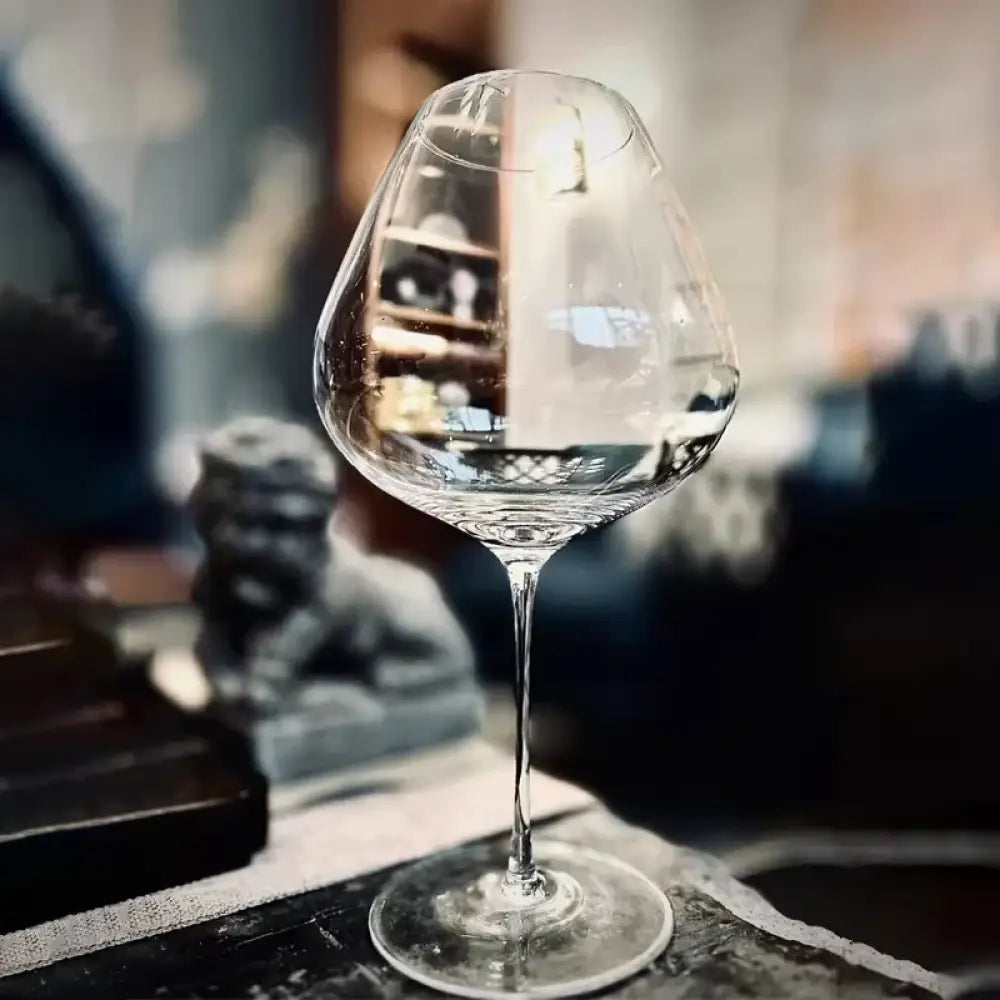 Modern Tall Stem Crystal Wine Goblet – Contemporary 480 ml Set of 6 Wine Glasses 039