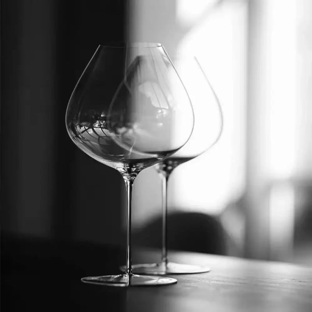 Modern Tall Stem Crystal Wine Goblet – Contemporary 480 ml Set of 6 Wine Glasses 039